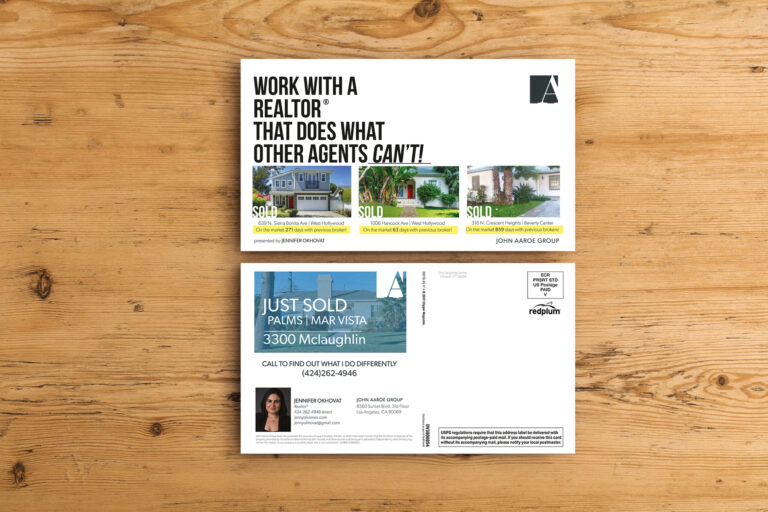 Key Elements of an Effective Just-Sold Postcard Design